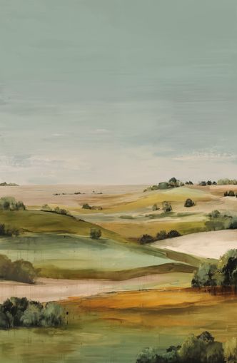 Valley with Rolling Hills