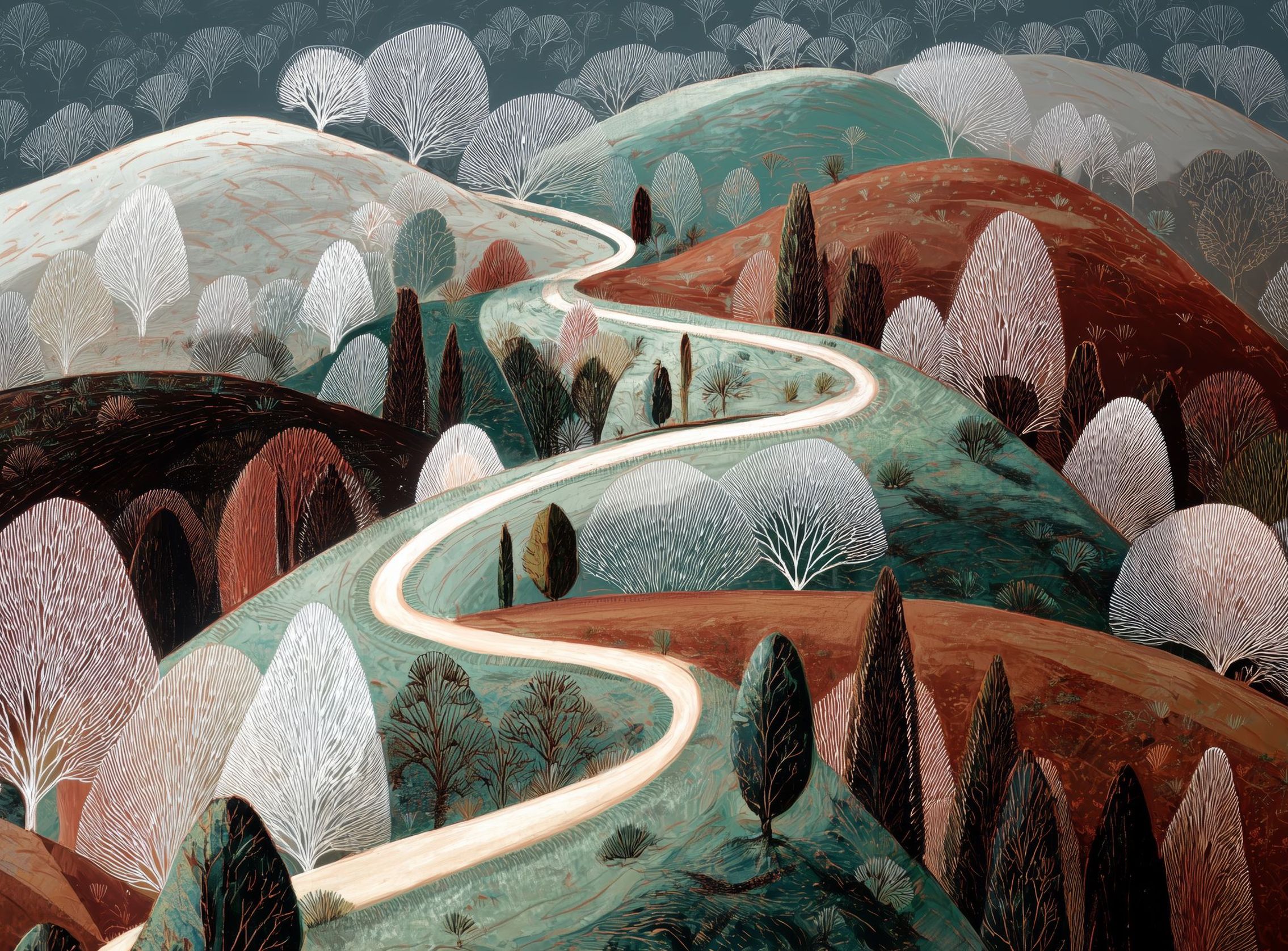 Trail Through the Hills