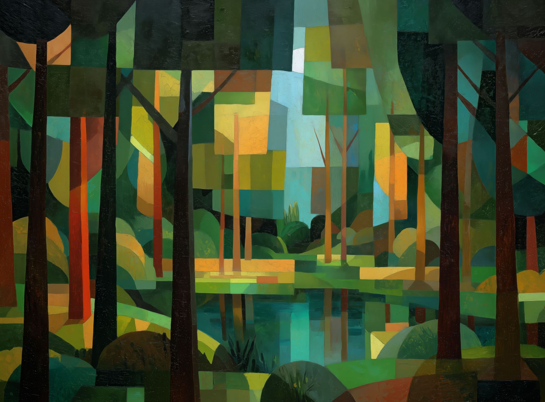 Geometric Trees and Light