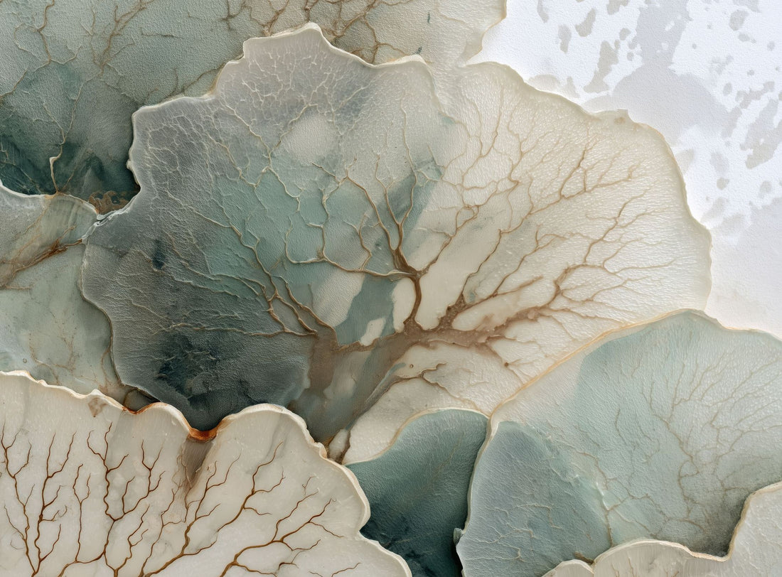 Translucent Leaves with Fine Veins