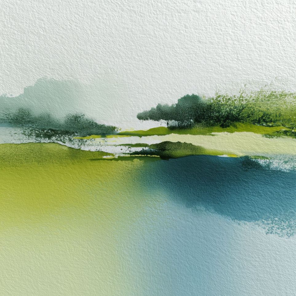 Watercolor Lakeshore