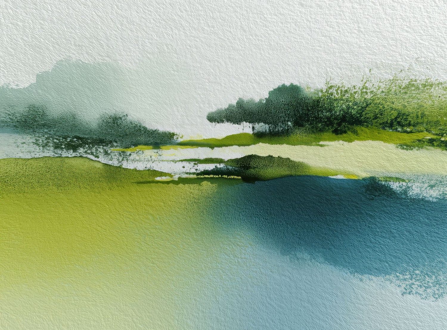 Watercolor Lakeshore