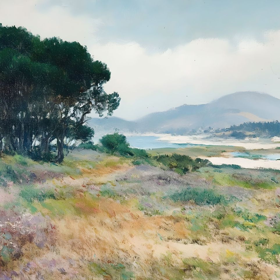 Trees Across the Meadow
