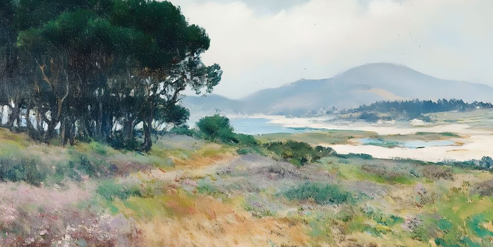 Trees Across the Meadow