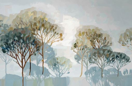 Tree Canopies in Soft Rows