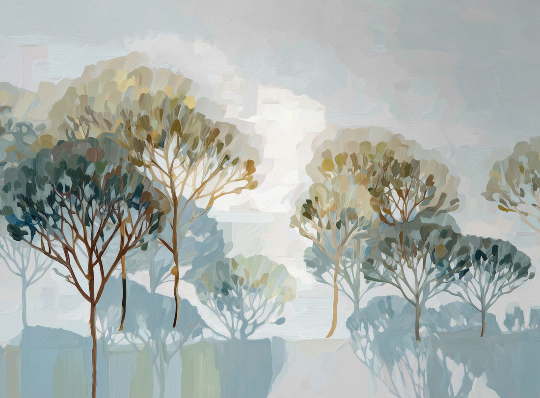 Tree Canopies in Soft Rows