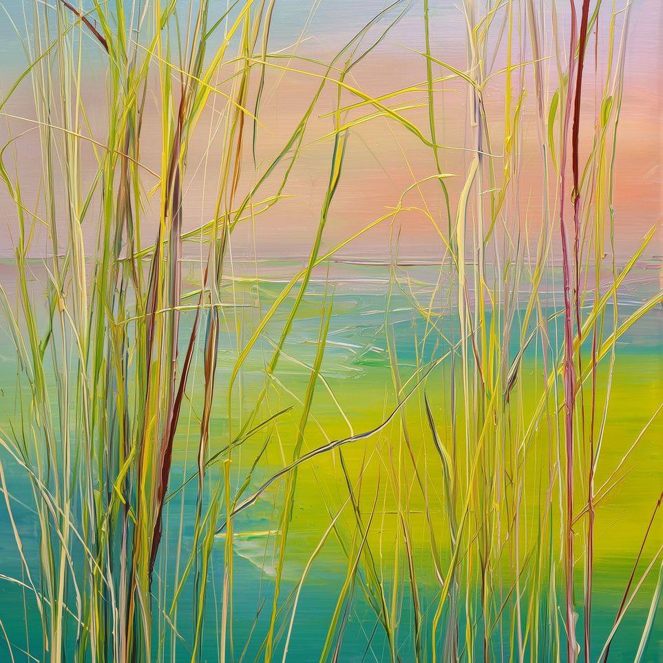 Reeds at Low Tide