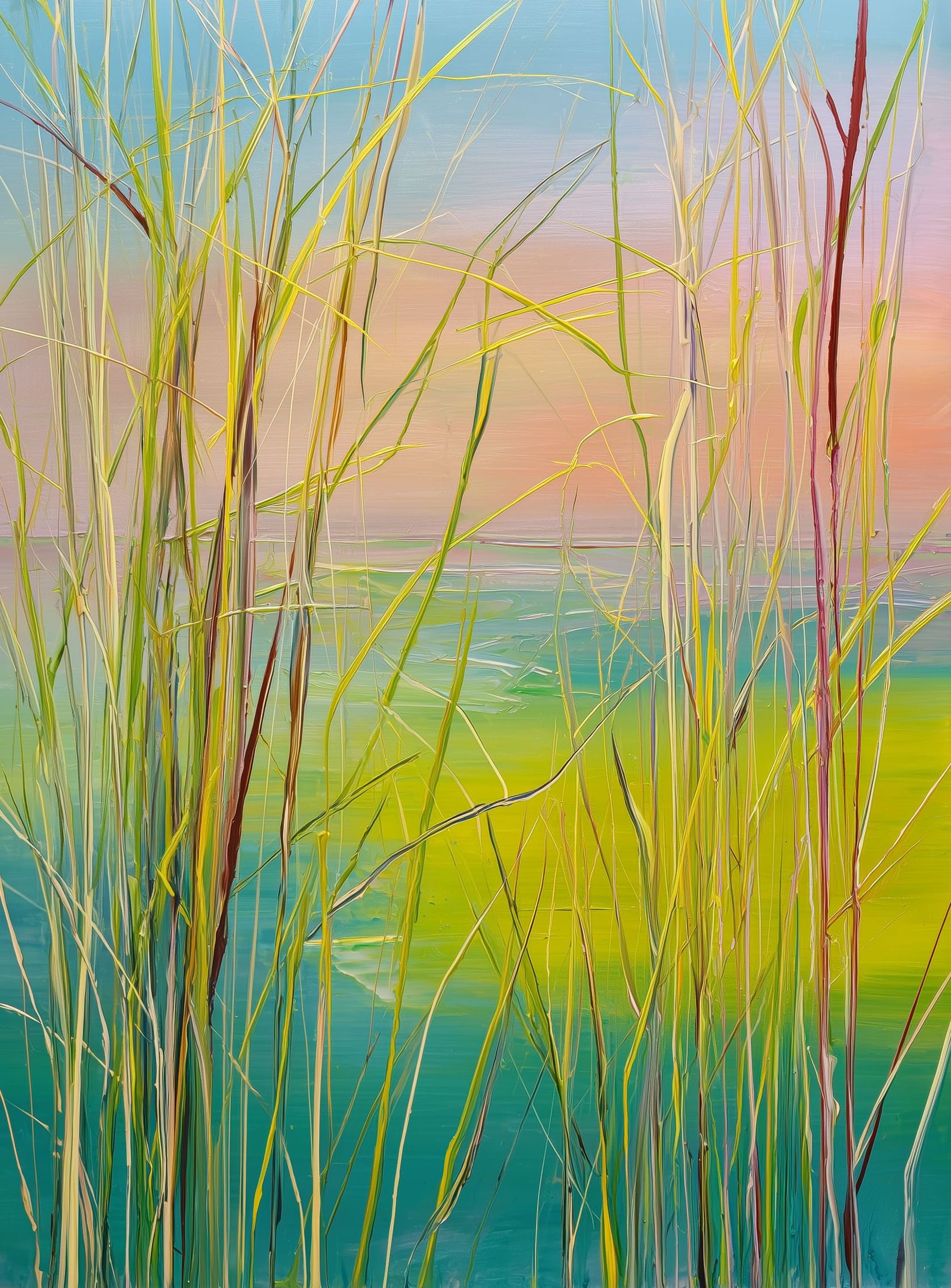 Reeds at Low Tide