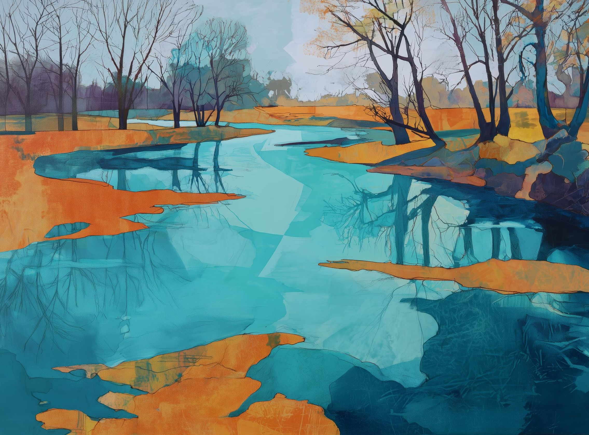 Creek Like a Sheet of Glass