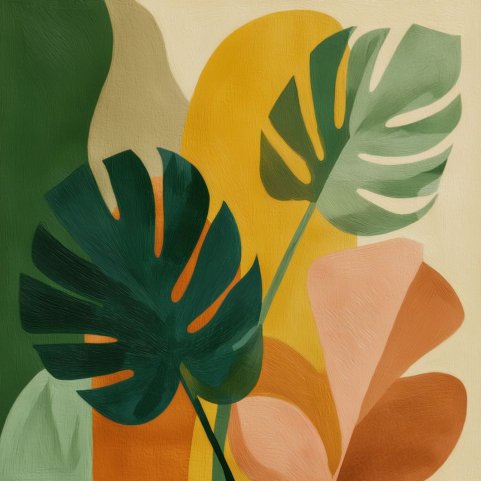 Leaves of Green and Brown
