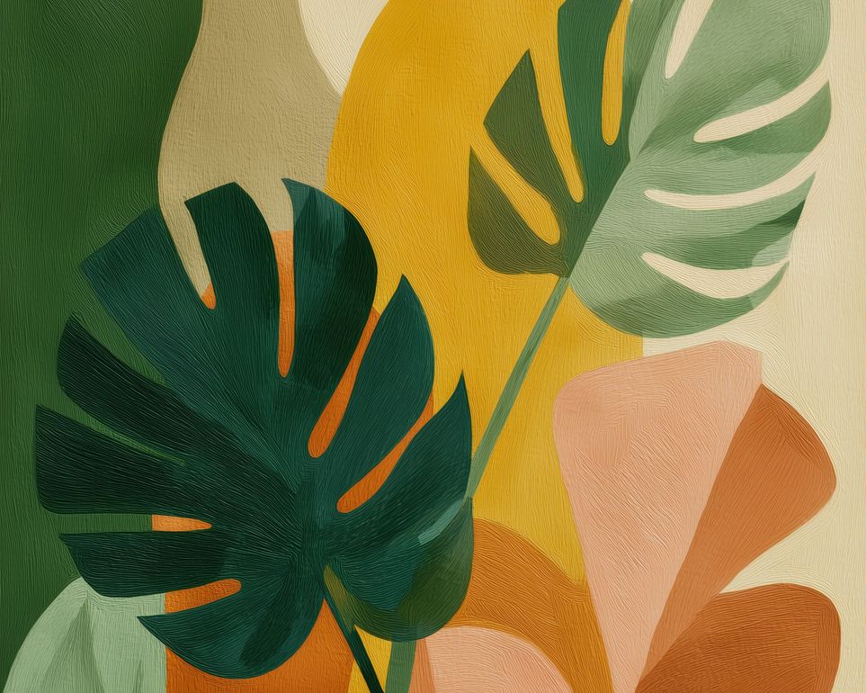 Leaves of Green and Brown