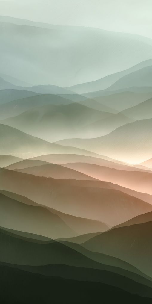 Mountains in Haze