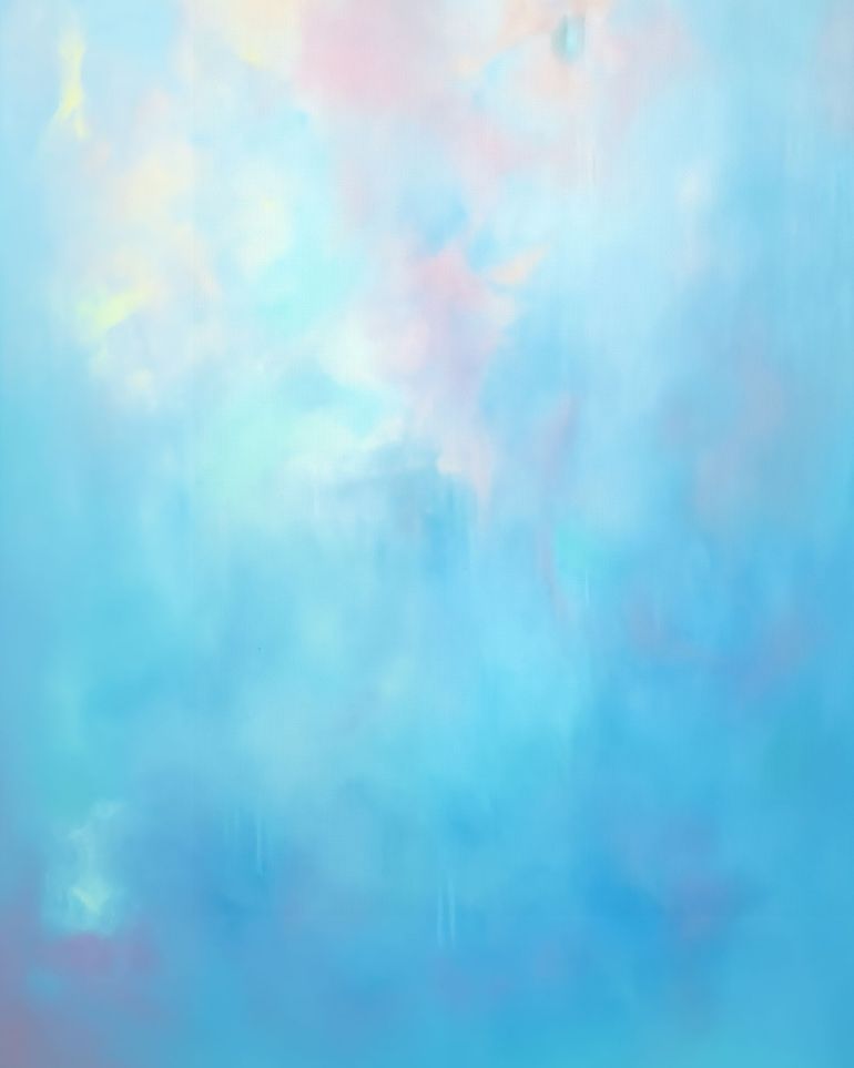 Shifts in Cerulean, Aqua, Golden Accents