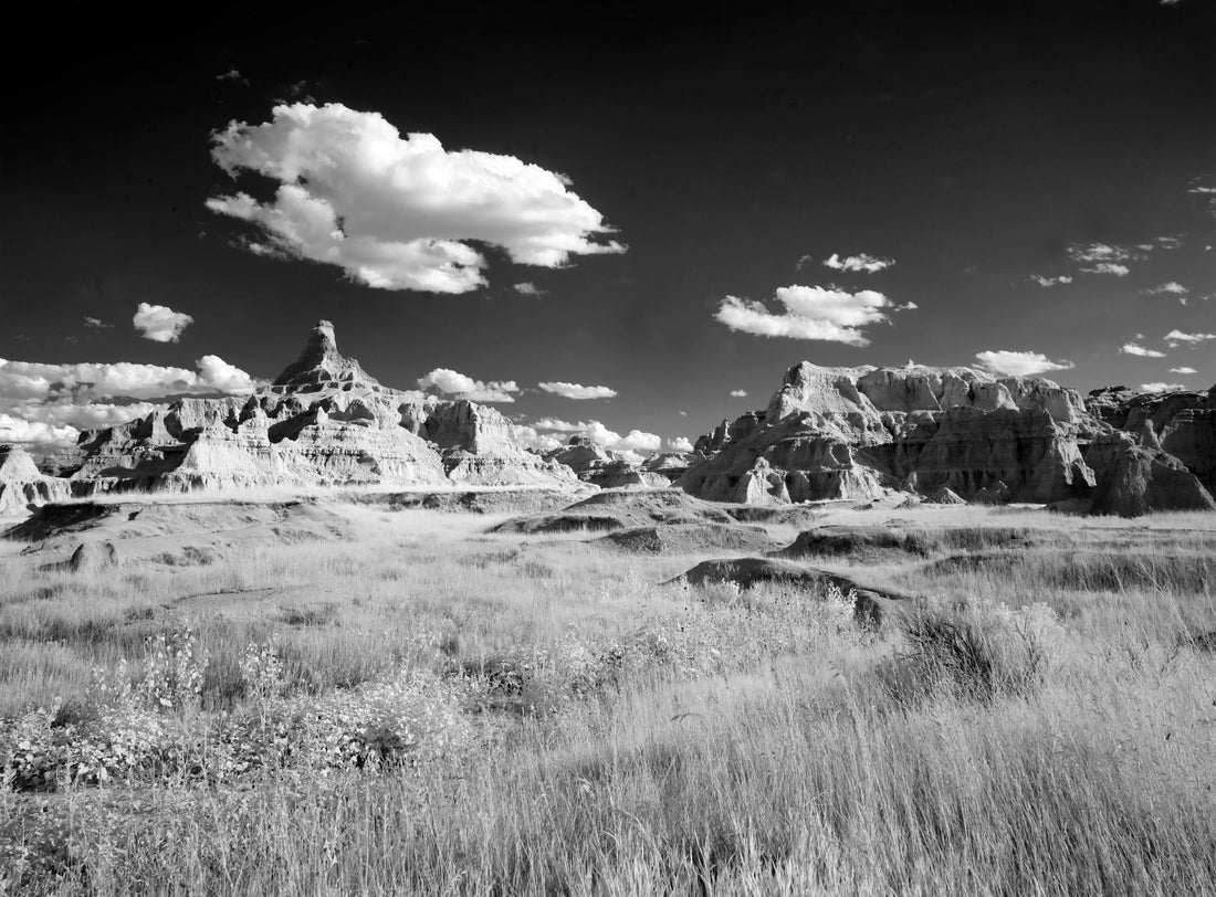 Badlands in Monochrome