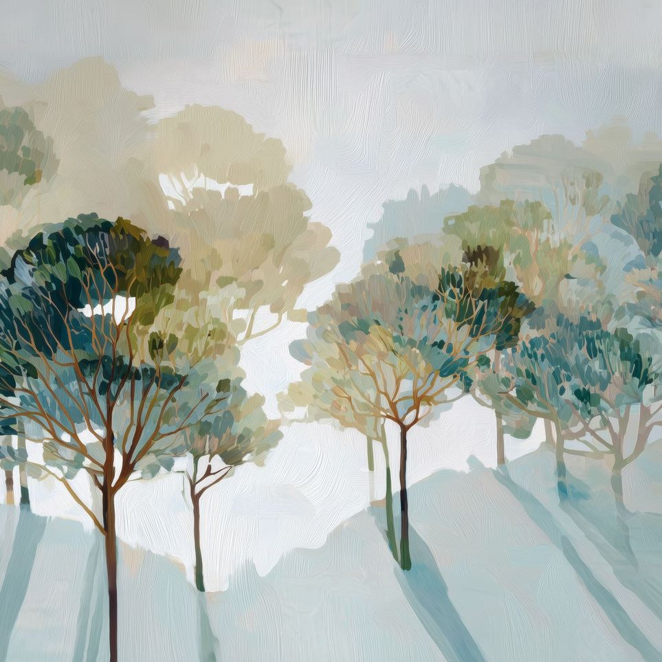 Light Filled Tree Line