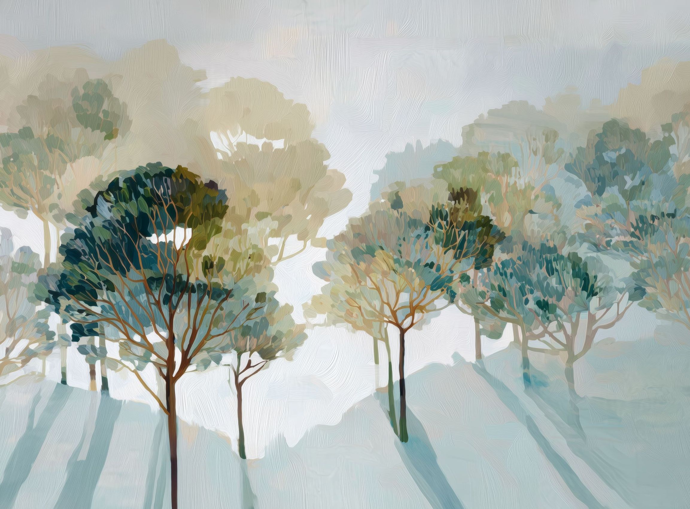Light Filled Tree Line