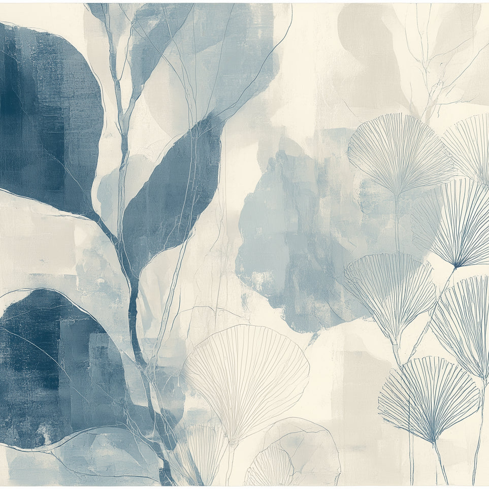 Pale leaves and fans