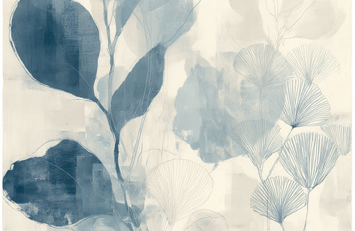 Pale leaves and fans