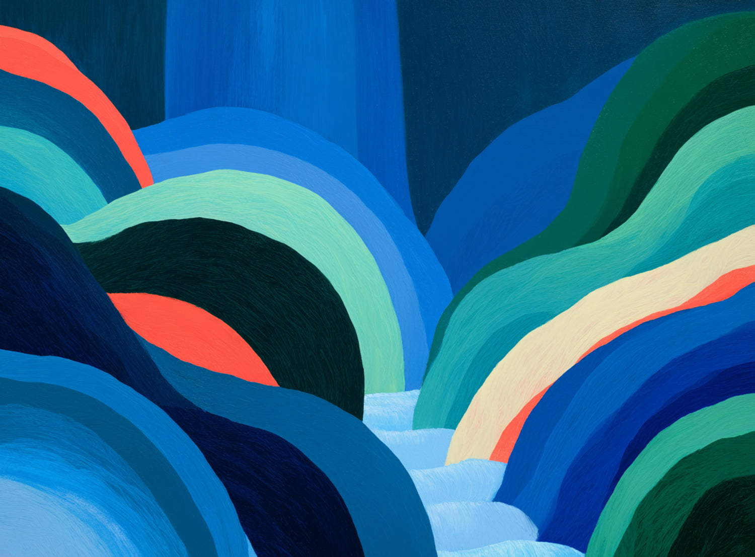 Pressure toward the pale steps