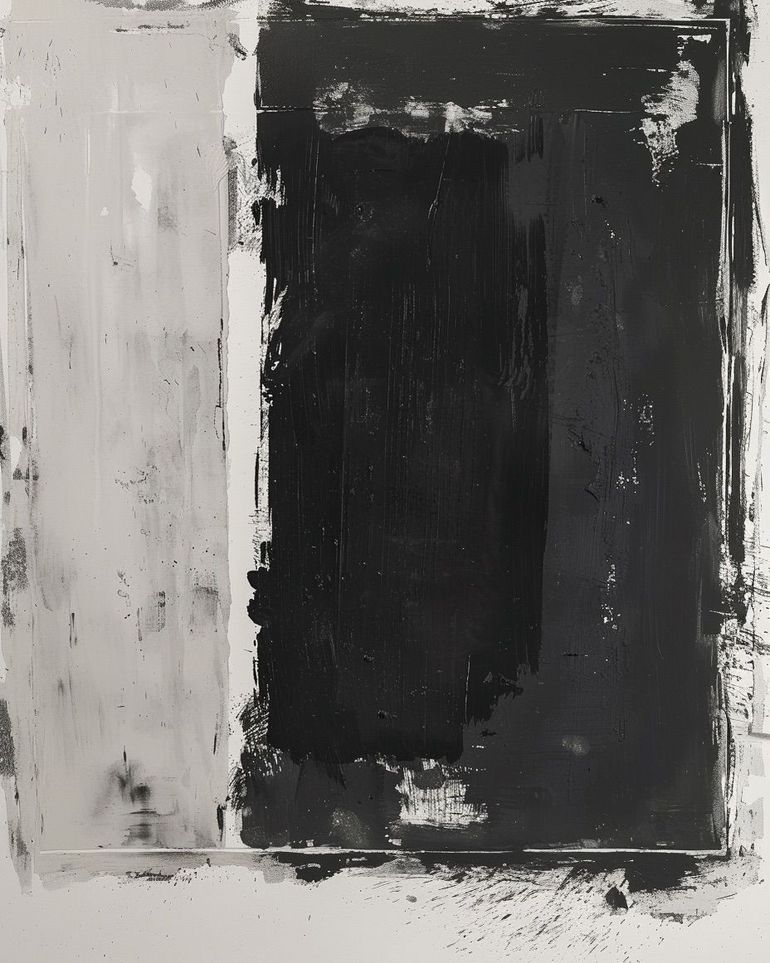 Black weight on gray ground