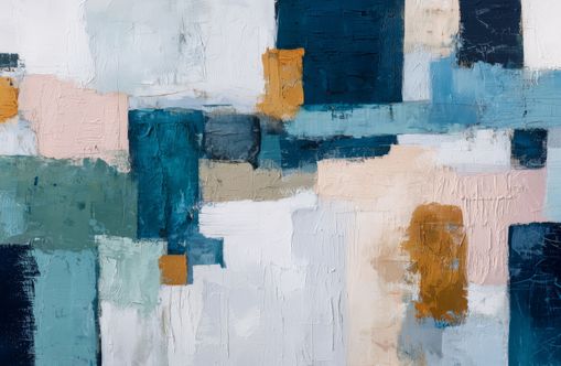 Offset Blocks Across White