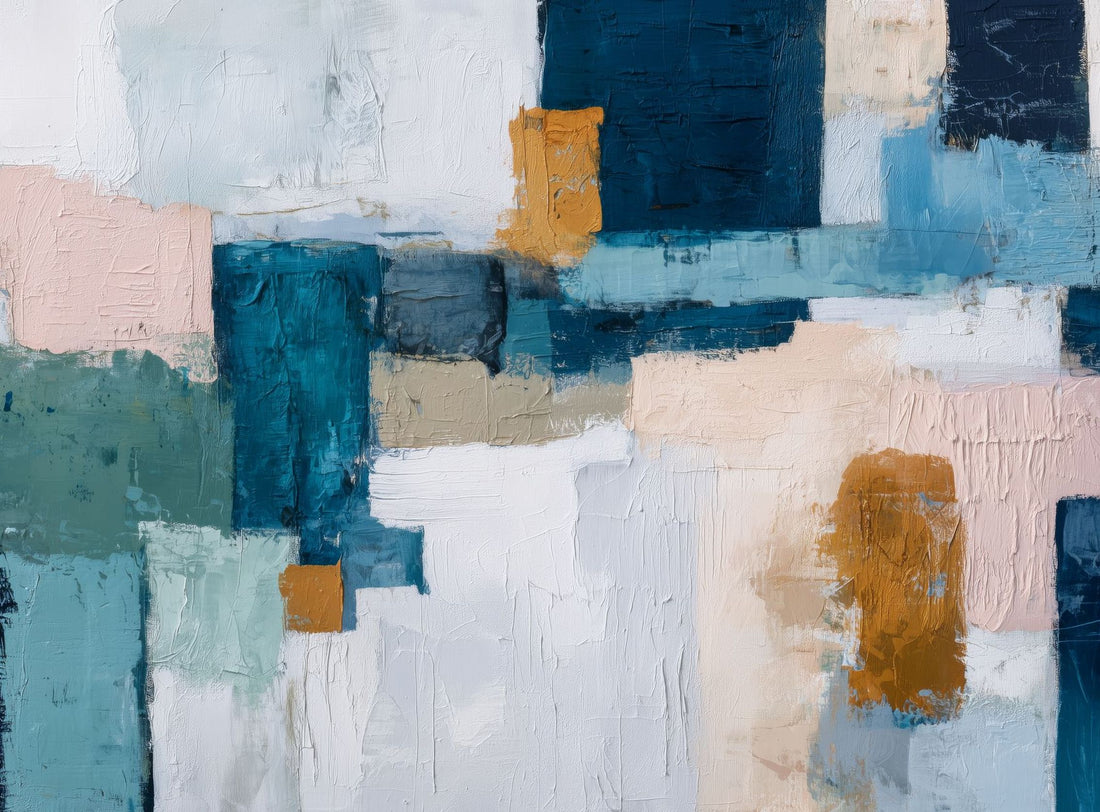 Offset Blocks Across White