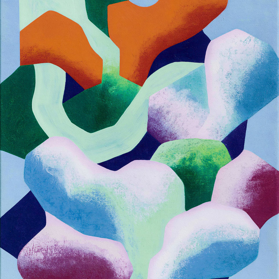 Soft edged color blocks