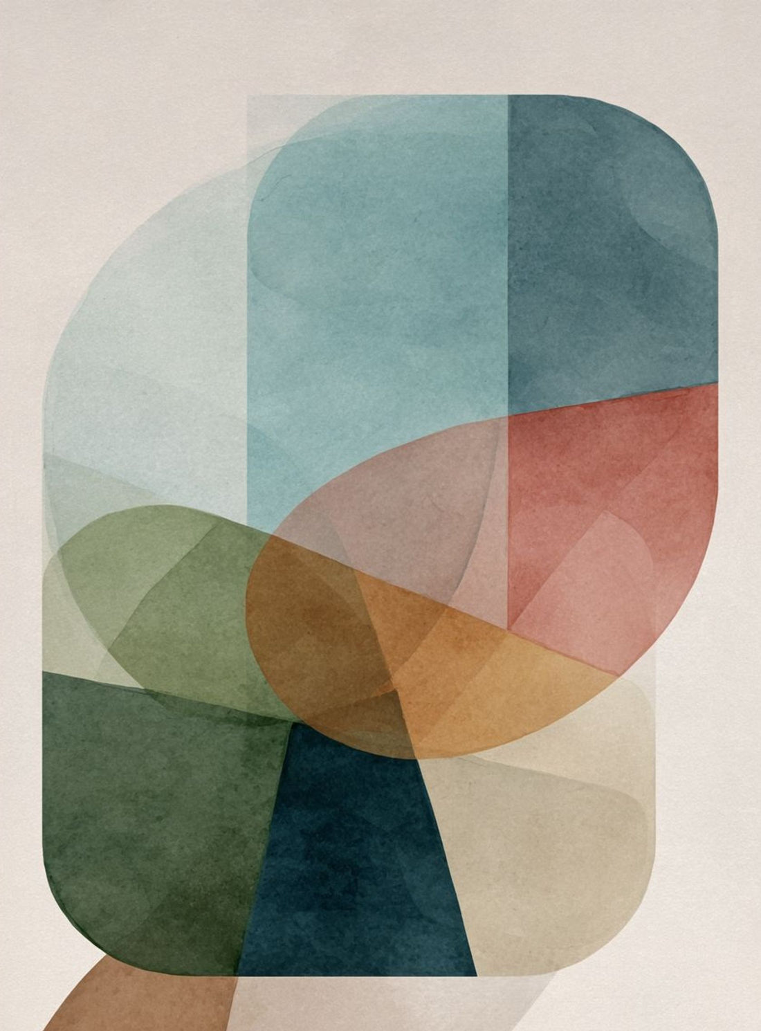 Layered translucent forms