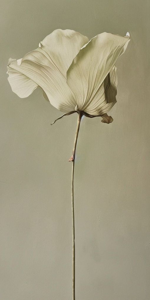 One flower and its hush