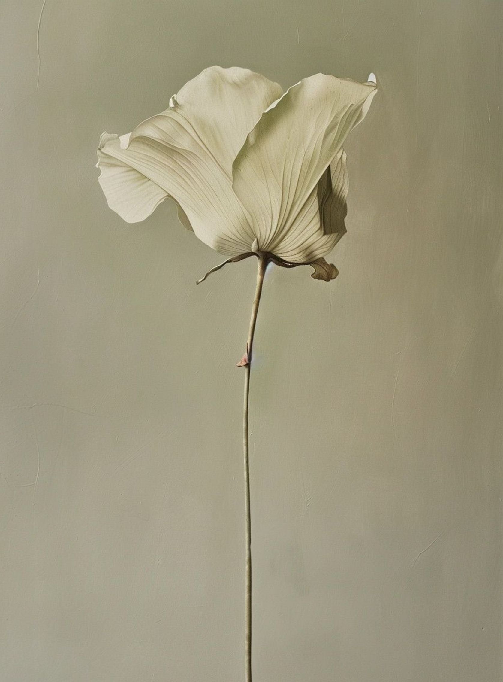 One flower and its hush