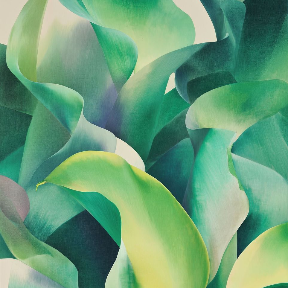 Calla lilies crowd the light