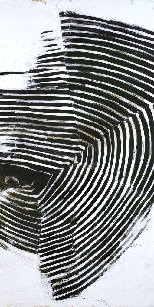 Black bands in white scrape