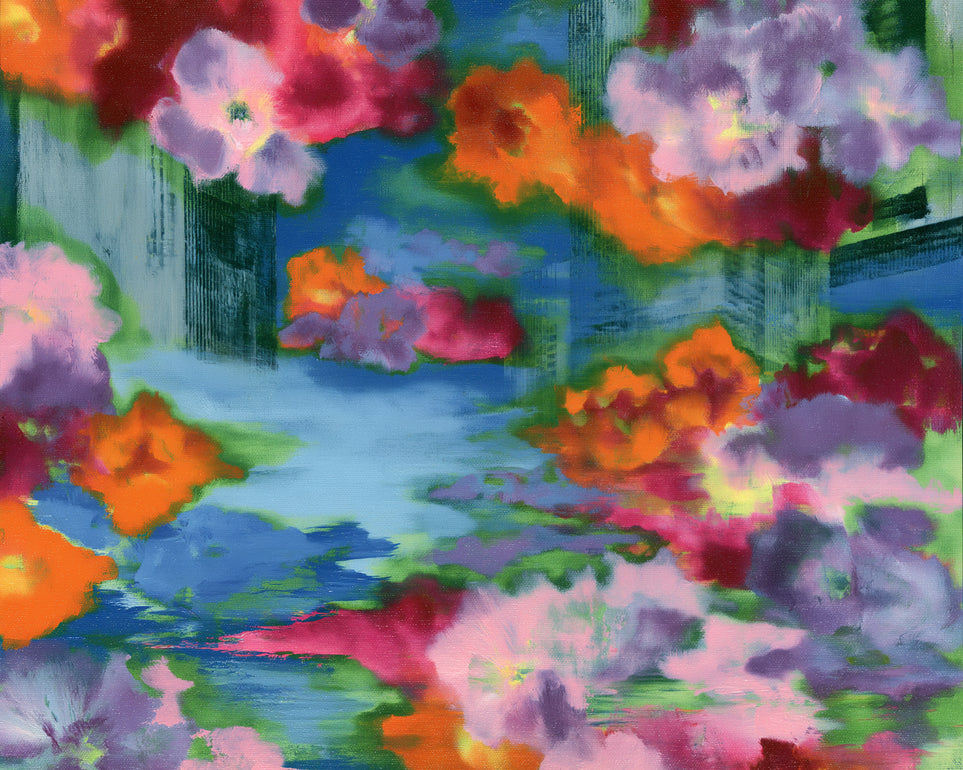 Bridges in the flower haze