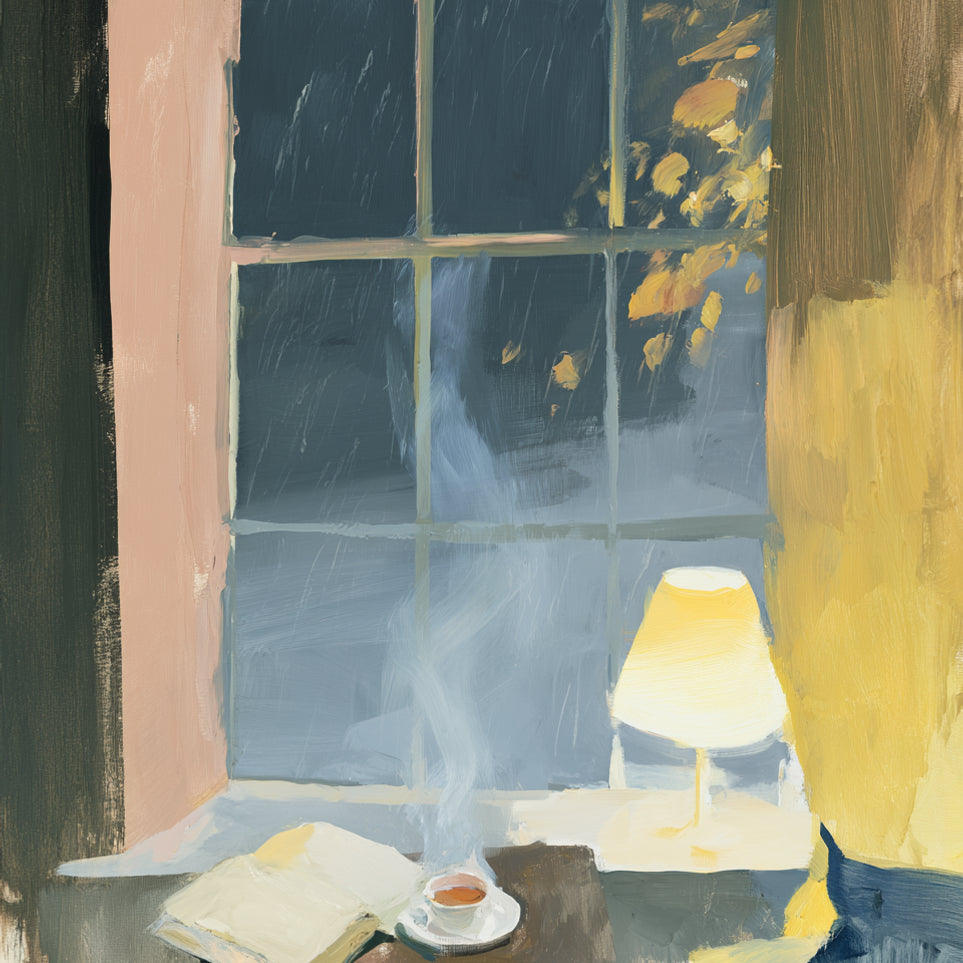 Steam in the windowlight