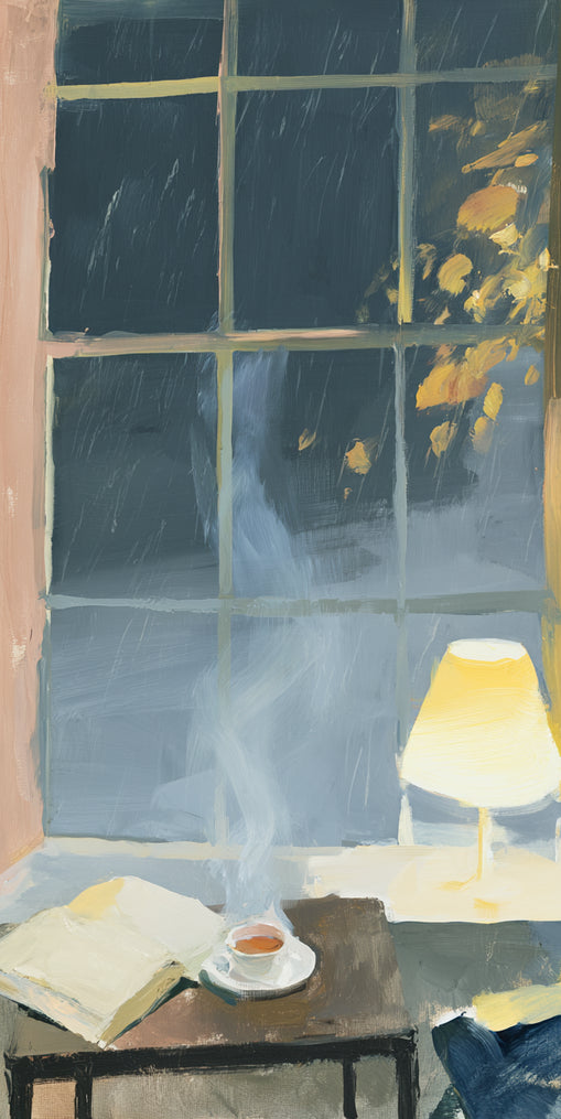 Steam in the windowlight