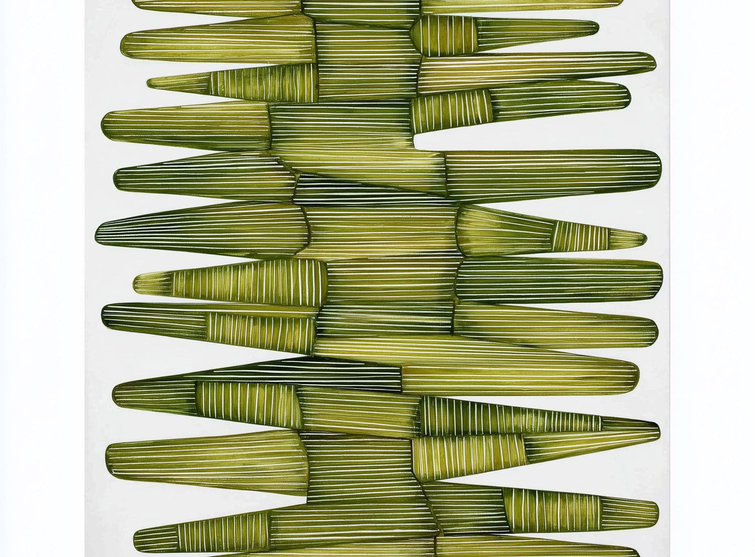 Olive green stacking lightens