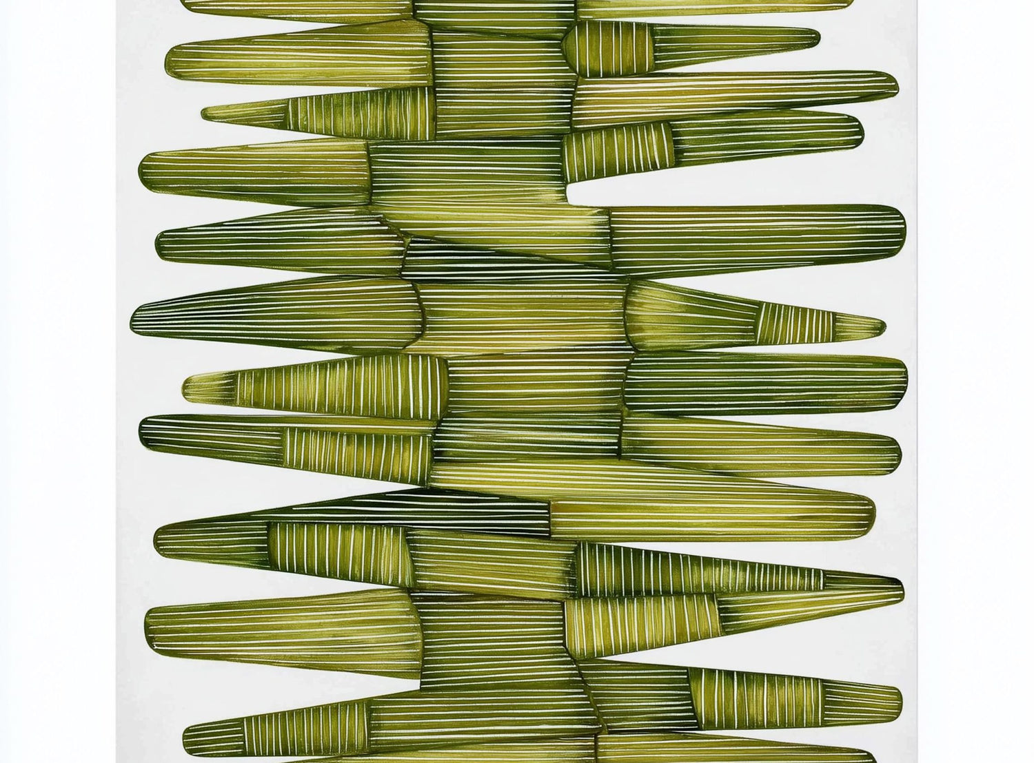 Olive green stacking lightens
