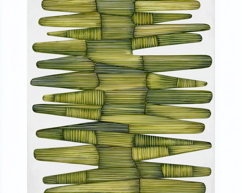 Olive green stacking lightens