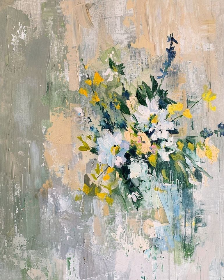 Flowers finding their way out