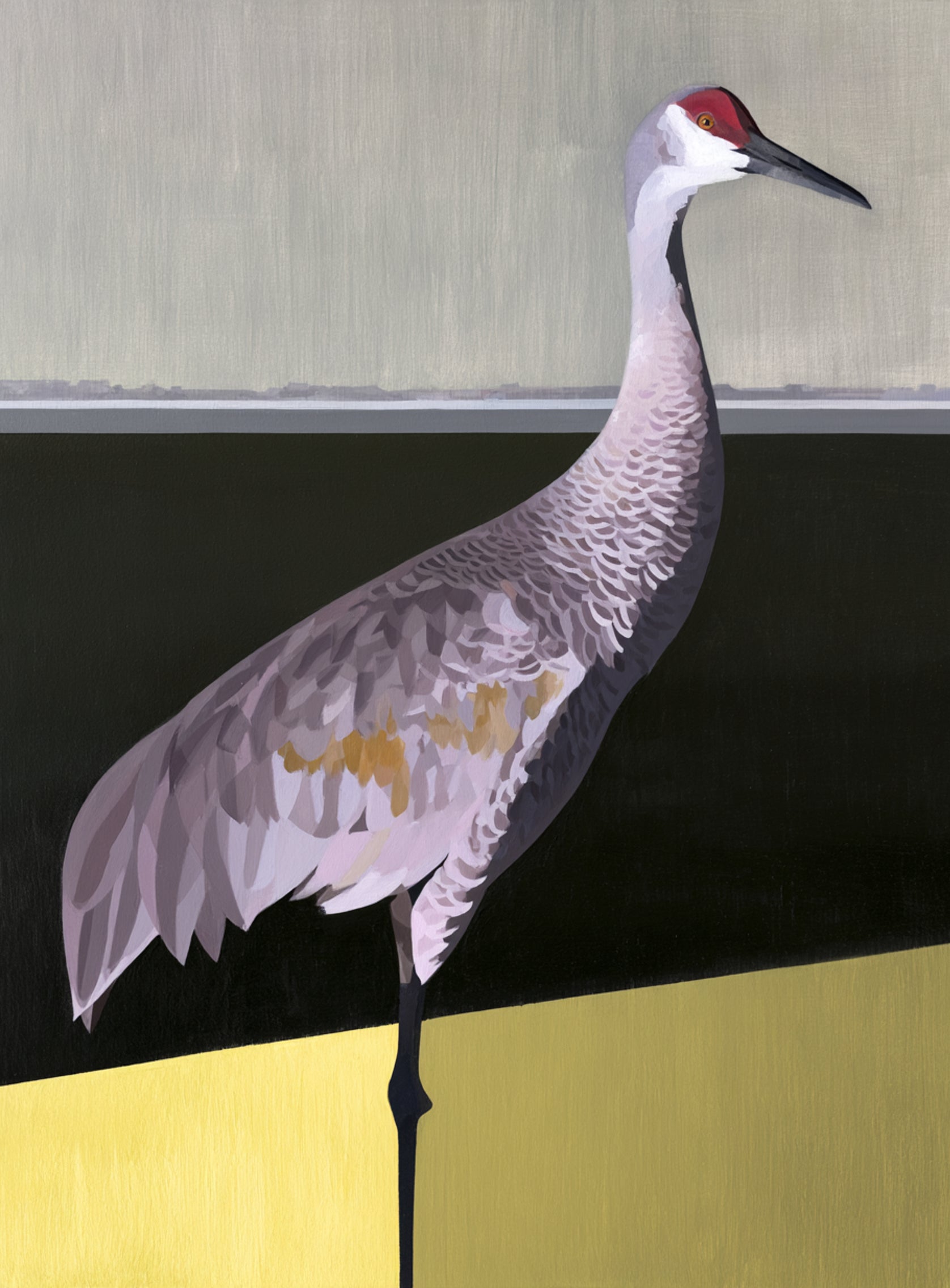 Crane at the hard horizon