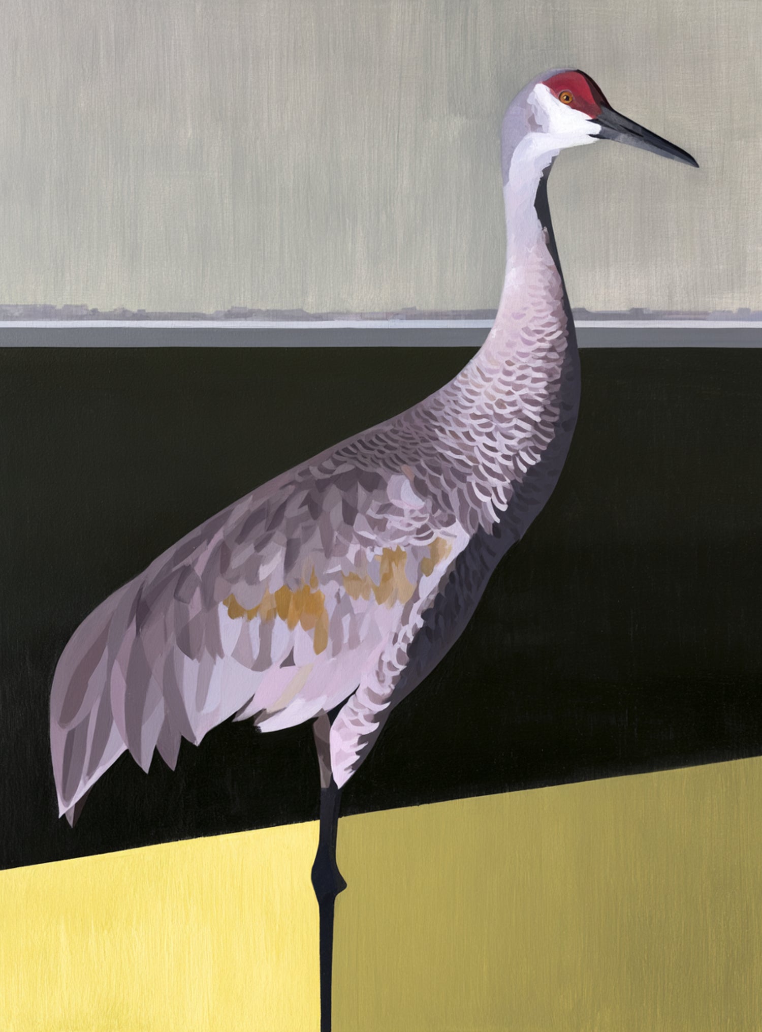 Crane at the hard horizon