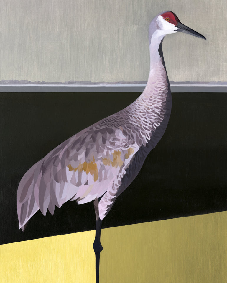 Crane at the hard horizon