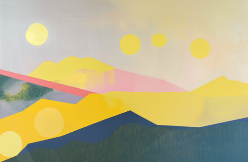Many suns above the hills