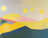 Many suns above the hills