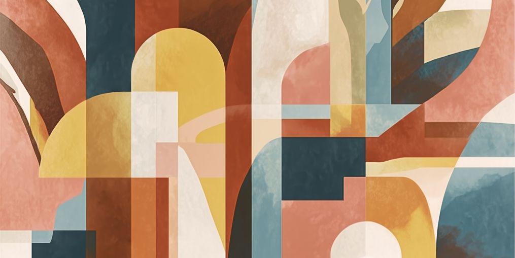 Ochre and Teal Held Apart