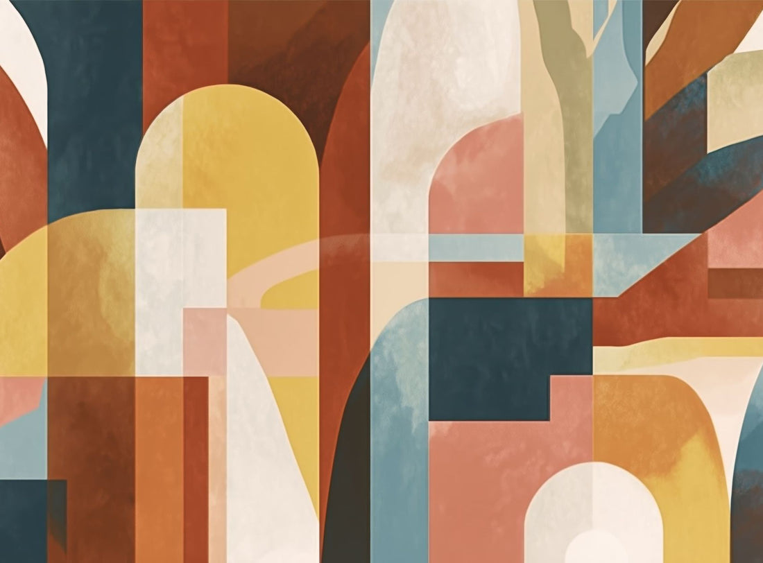 Ochre and Teal Held Apart