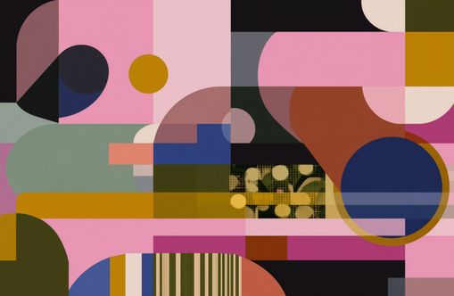 Shapes Jostling for Space 