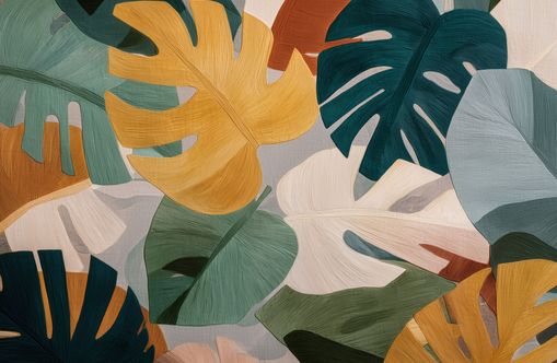 Piles of Palm Fronds