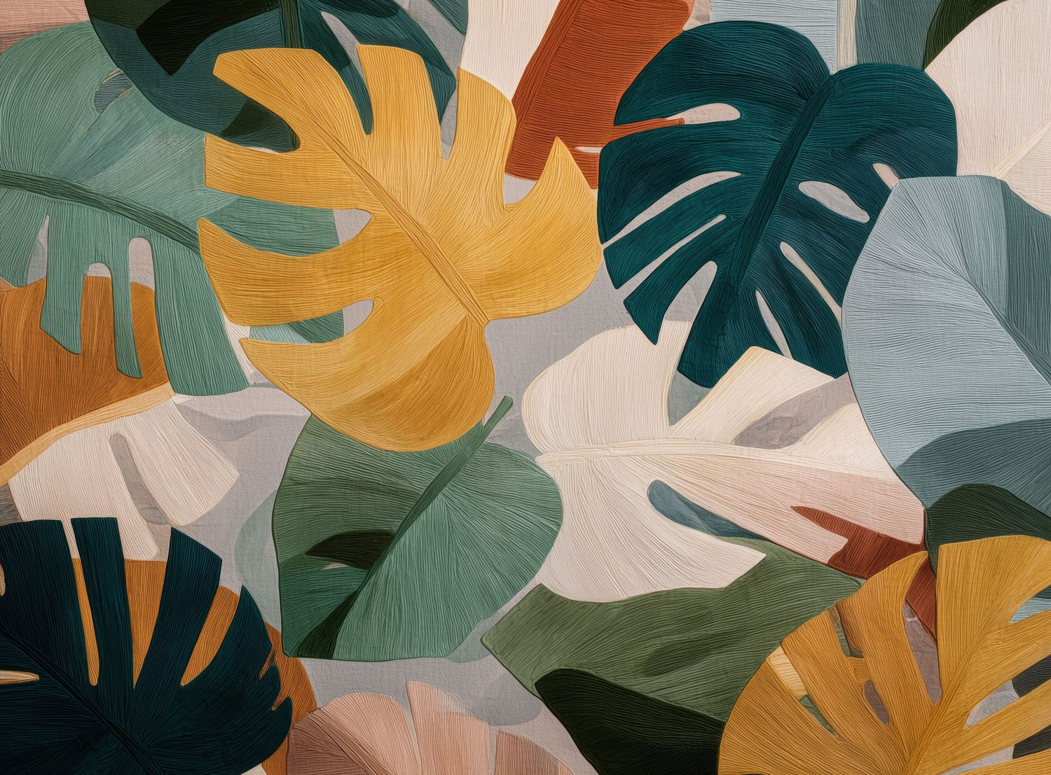 Piles of Palm Fronds