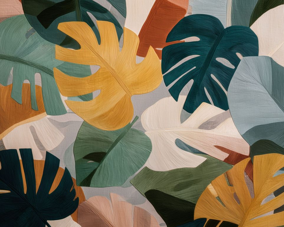 Piles of Palm Fronds